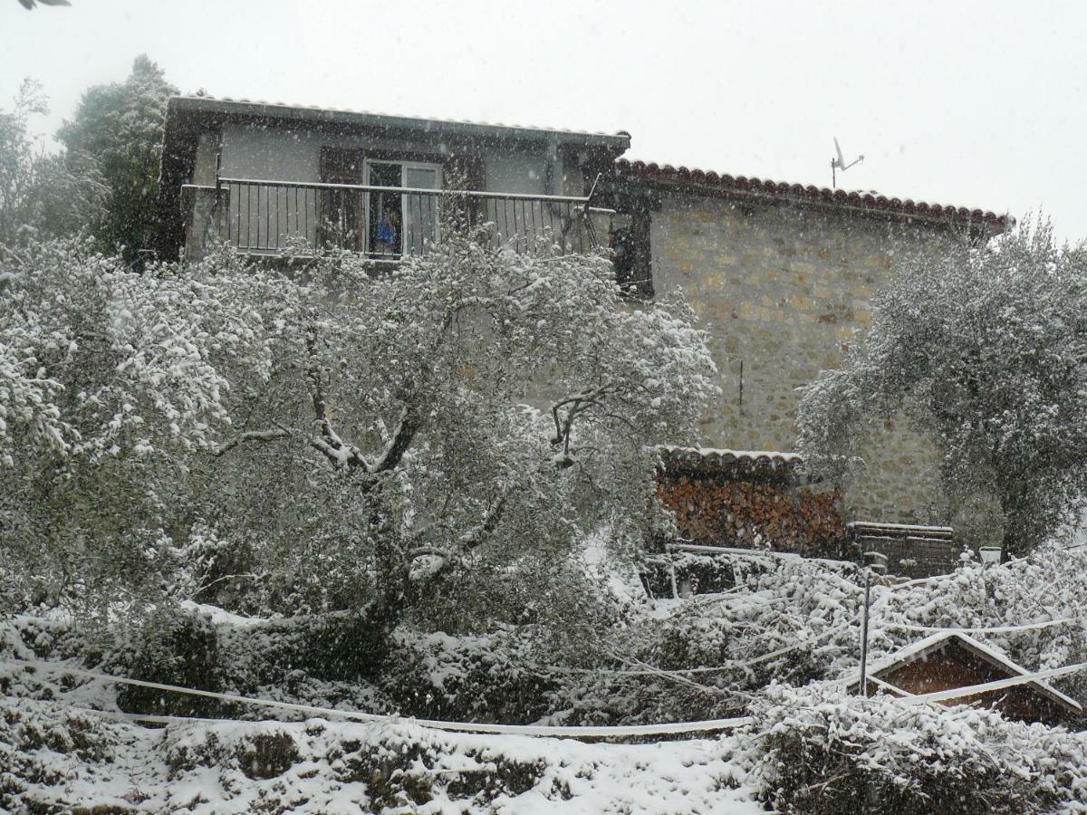 La Ferme Des Cailletiers Chez Marco Villa Luceram Bagian luar foto